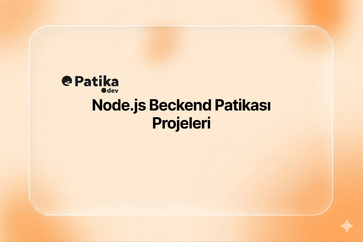Node.js Backend Patikası Projeleri