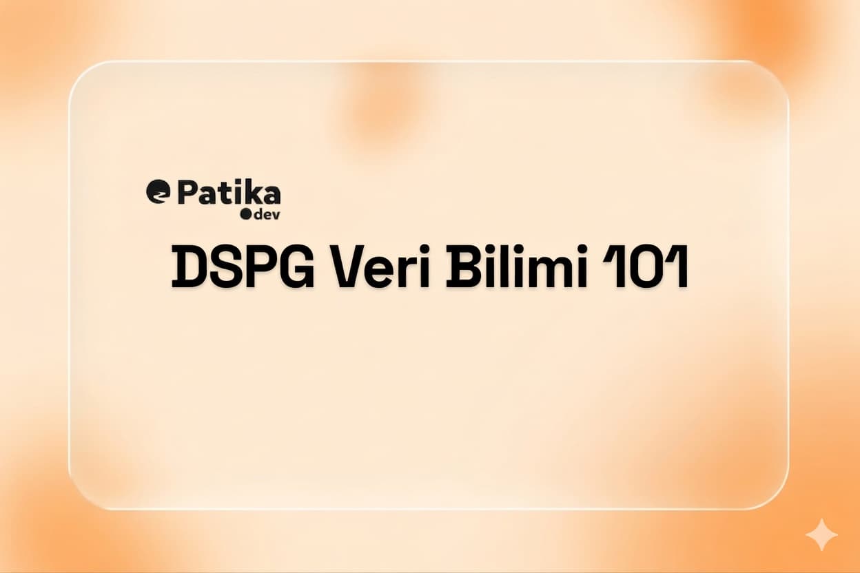 DSPG Veri Bilimi 101